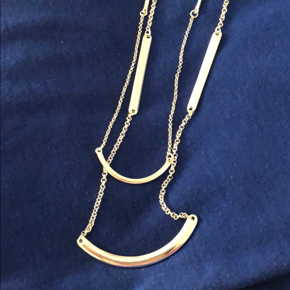 Brand new Long silver necklace